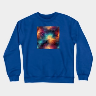 Nebula inspired pattern Crewneck Sweatshirt